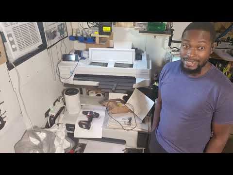 Vlog ep1-2 Hp T100 Printer 🖨 updates: what are the different sizes It can print?
