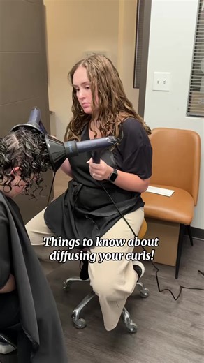 If your goal is volume, I recommend diffusing your hair upside down. Gather your hair in the dome of the diffuser. Place it all the way at your scalp. Leave there until you need to re adjust. If you can’t diffuse upside down, tilt your head left and right, gather the hair in the dome lifting up and placing at the root. If your goal is control hover diffuse! When you are hover diffusing, gently stick the prongs in your hair, this will allow the heat to better reach your roots. Drying your hair mo