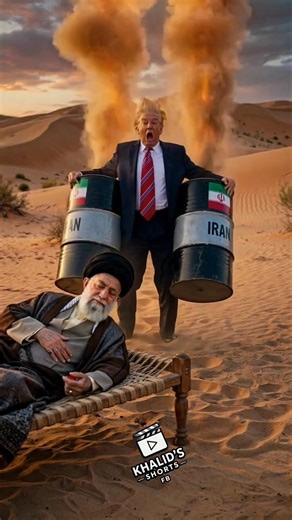 Ayatollah Pressed Red Button | #trumpmeme #shortsai
