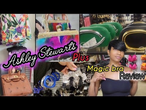 New On MY Channel 🚨 ASHLEY STEWART Shop With Me (Plus Size + Accessories!) & Magic Bra Review