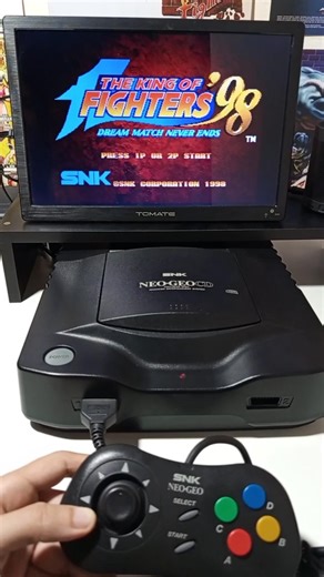 KOF 98 - NEO GEO CD INTRO #kof #retrogaming #retrogamer #retrogames