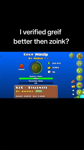 yal i verefied greif top1 @Asher #fyp #geometrydash #gd #greif #doggie @zoink