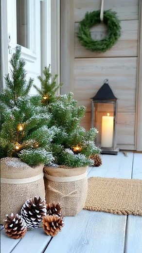 23 Natural Outdoor Christmas Decorations That Wow