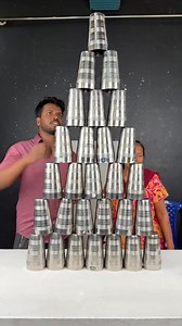 140K views · 442 reactions | New game challenge pyramid glass #reels | The Ajeet Gamer | Facebook