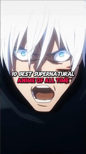 10 Best Supernatural Anime of all Time 😍 #anime #supernatural