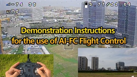 Demonstration Instructions for the use of AI-FC Flight Control