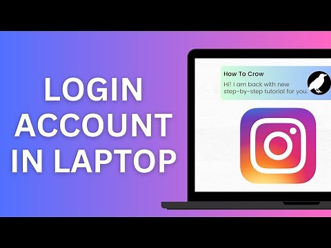 How to Login to Instagram Account in Laptop Using Web Browser?