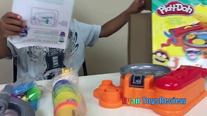 Play Doh Breakfast Cafe toys for Kids Waffle Maker Play Dough Food Playset Ryan ToysRevie