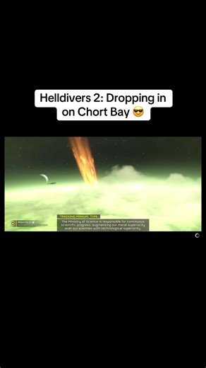 Dropping in on the planet Chort Bay by Hellpod to fight the Automaton menace, on Helldivers 2 😎. #Helldivers2 #SuperEarth #Automatons #Xbox #XboxSeriesX