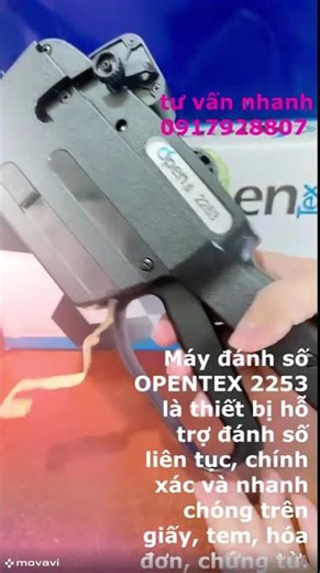 máy đánh số Open tex 2253