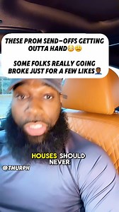 Prom send-offs looking like full award shows now… red carpets, fireworks, camera crews — just for one night! Meanwhile the rent still due on the 1st😩🤣Tell me you’ve seen some of these crazy send-offs too! #MakeItMakeSense #PromSeason #Prom2025 | T. Murph Stand Up Clips