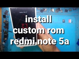 install custom rom redmi note 5a|| custom rom di hp xiomi redmi note 5a