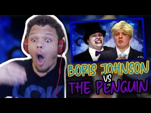 Boris Johnson vs The Penguin Rap Battle REACTION!!!
