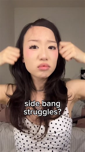 mei ★ on Instagram: "who said u had to cut side bangs to have side bangs #bangs #sidebangs #hair #hushcut #meimazing"