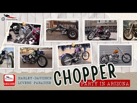 Chopper Party in Arizona 🇺🇸 A Collection of Crazy Custom Paint & Modifications 🛑