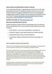 Install VSCode on Ubuntu With Simple and Fast Method