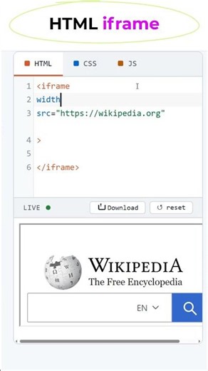 How to Add iframe in HTML #coding #htmltutorial #csstutorial