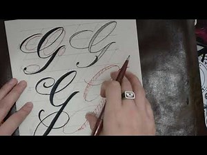 Estilo Script/Letras "G,H,I,J" - Curso de Lettering Chicano - Iván Sánchez (Crack105)