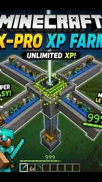 Minecraft But I Create a X-Pro XP Farm ⚡🔥 #shorts #minecraft #technogamerz