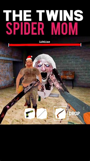 The Twins with spider mom💯💯#shorts