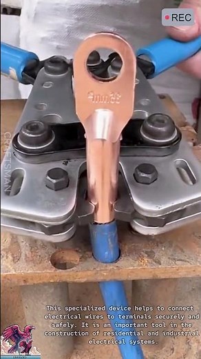 Wire Lug Crimping Tool For Cable #video #viral #creative #technology #machine