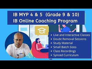 IB MYP 4 & 5 Preparation Online (Grade 9 & 10) - IB Online Coaching