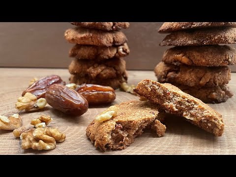 Easy Date Cookies Recipe (without sugar and flour)