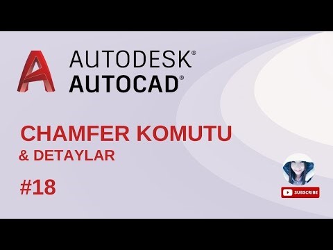 Autocad Dersleri #18 CHAMFER Komutu