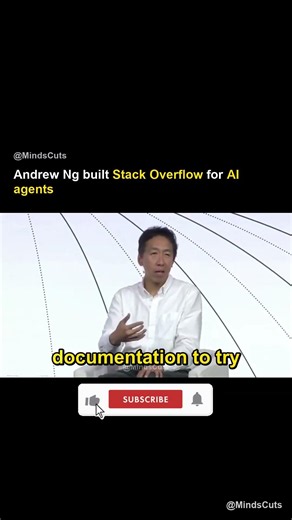 Andrew Ng: AI Agents Need Their Own Stack Overflow #ai #shorts