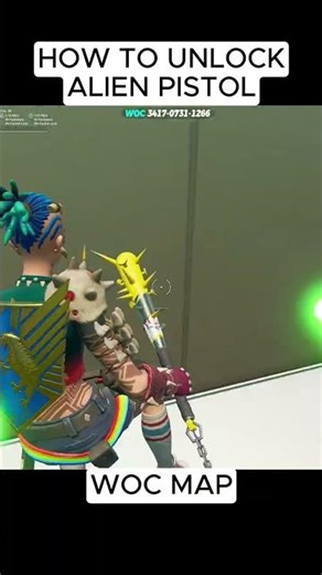 HOW TO UNCLOCK NEW ALIEN GUN IN FORTNITE #fortnite #fortnitesecrets #fortniteshorts