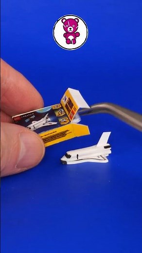⚡ WORLD'S TINIEST LEGO SHUTTLE! ⚡ DIY Miniature for Dolls in 15 Min!
