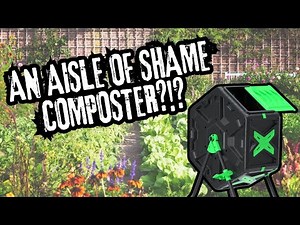 Aldi Gardenline Tumbling Composter Setup & First Impressions | Backyard Gardening DIY