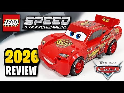 LEGO Disney Speed Champions Lightning McQueen (77255) - 2026 Set Review