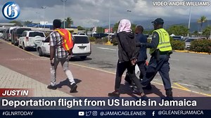 A flight with the first set of Jamaican deportees under the new US President Donald J. Trump administration landed at the Norman Manley International Airport in Kingston today. Some are now being processed and released to families while others into the custody of the police. #GLNRToday 📽: Andre Williams | Jamaica Gleaner