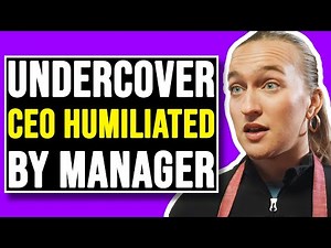 Undercover CEO Gets Shamed By Sexist Manager