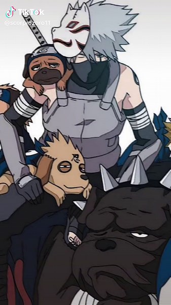 Kakashi and his ninja dogs #kakashi #kakashihatake #narutoshippuden #animeedit
