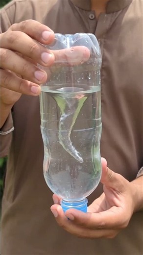 🌪️ Tornado in a Bottle! Amazing Science Experiment 🤯 | DIY Mini Tornado #Shorts#comedy