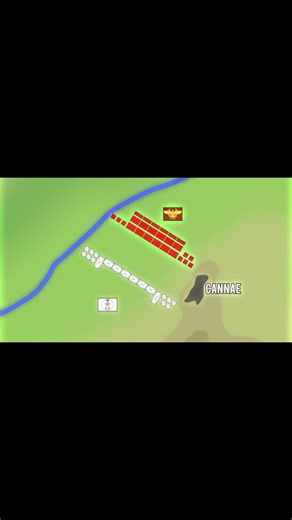 Hanabal Barca and the Battle of Cannae clip creds to OverSimplified on yt #history #battleofcannae #rome #carthage #hanabalbarca #edit #war