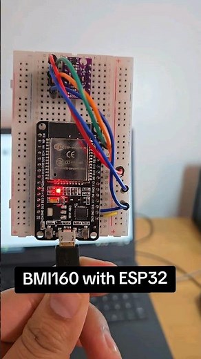 Measuring Acceleration using BMI160 & ESP32 #esp32 #BMI160 #acceleration