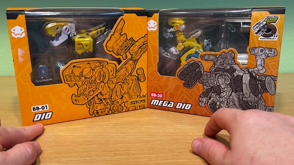 52Toys Beastbox BB-01 Dio and BB-30 Mega Dio Unboxing and Review! PLUS 4cm Folding Storage Library