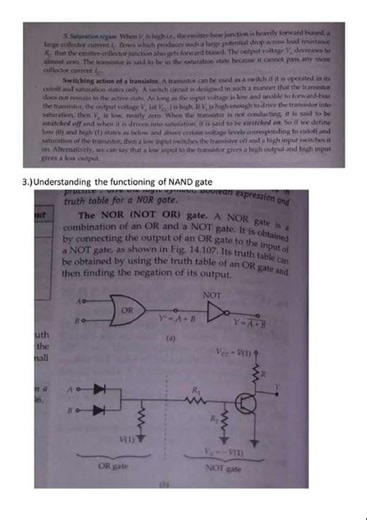 Working of NOR gate class 12th physics project #shorts #physics #class12physics #norgate #youtube