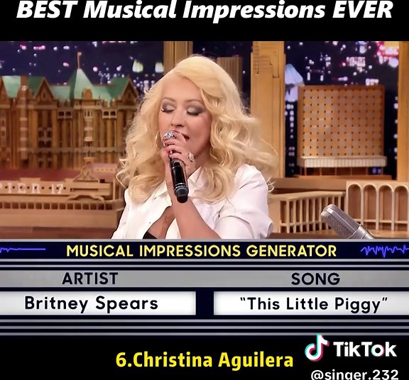 This game NEVER misses 😂🎤 Pure chaos insane talent 🔥#jimmyfallon #tonightshow #musicalimpressions #ChristinaAguilera #Adele