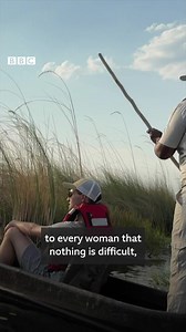 3K views · 119 reactions | Cindy Mothogaathobogwe is a poler in Botswana, a job traditionally dominated my men. She guides tourists through Botswana's enchanting Okavango Delta on her boat. "I need to set an example to every woman to show that everything is possible as long as we have passion."  https://bbc.in/3ScQAS6 | BBC World Service | Facebook