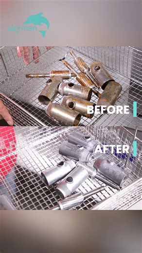Skymen Benchtop Ultrasonic Cleaner Rust Removal | Restore Metal Hardware Parts
