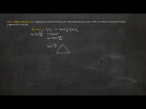 946. Calculate the volume of barium nitrate(V) with a concentration of 0.2 mol/dm³ required to co...