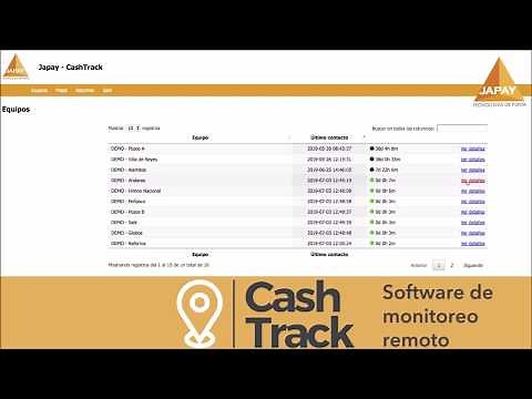 Software de monitoreo Cash Track