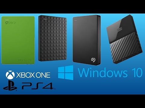 How To Use An Xbox or PS4 Hard Drive On A PC!