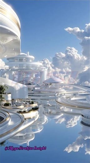 The Purest Vision of a Utopian Sky City | Luxury Futuristic Transportation