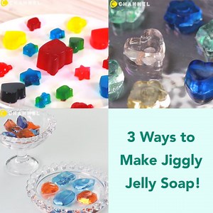 3 Ways to Make Jiggly Jelly Soap! via C CHANNEL Art&Study | C Channel