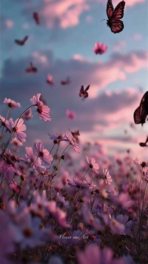 Beautiful Butterflies in a Dreamy Flower Garden 🌸🦋 | Relaxing Nature Scenery